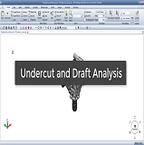 Undercut and Draft Analysis 