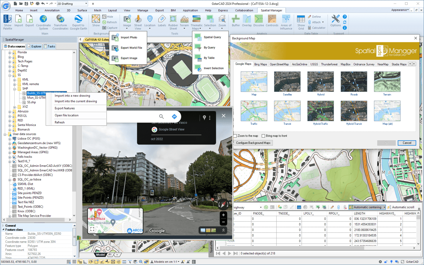 Spatial Manager for GstarCAD