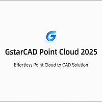 01 How to create and load Point Cloud projects in GstarCAD